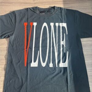 VLONE Black & Orange Vibrant Tee